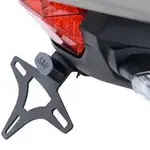 Support de plaque R&amp;G RACING noir Honda Africa Twin Adventure Sport