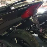 Support de plaque V PARTS noir Yamaha T-Max 530