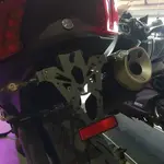 Support de plaque V PARTS noir Yamaha T-Max 530