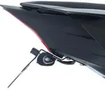 Support de plaque R&amp;G RACING noir Yamaha YZF-R6