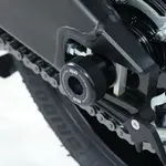 Protection de bras oscillant R&amp;G RACING noir Yamaha YZF-R6/R1M