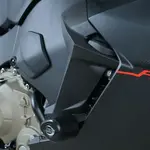 Tampons de protection R&amp;G RACING Aero noir sans percage Honda CBR1000RR