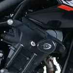 Tampons de protection R&amp;G RACING Aero noir Triumph Street Triple