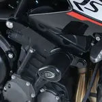 Tampons de protection R&amp;G RACING Aero noir Triumph Street Triple