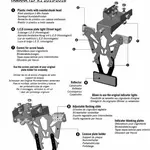 Support de plaque V PARTS noir Yamaha YZF-R1