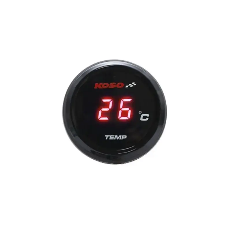 Compteur de température d'eau KOSO i-GEAR affichage rouge