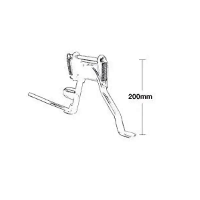 Béquille centrale BUZZETTI noir scooter PIAGGIO, VESPA 50 cc