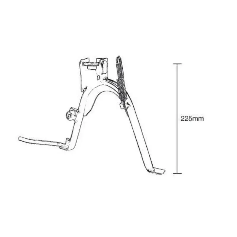 Béquille centrale BUZZETTI noir scooter JOG/MACH-G/NEO'S/OVETTO