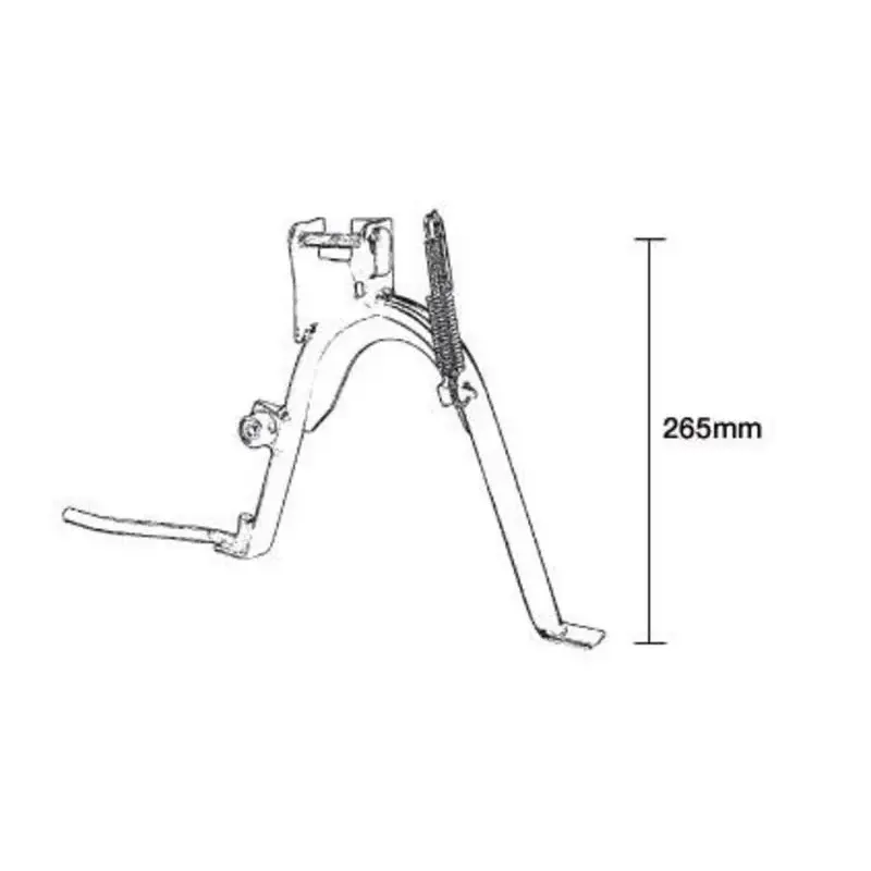 Béquille centrale BUZZETTI noir scooter 50 CIAK/WHY/FLIPPER