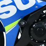 Tampons de protection R&amp;G RACING Aero noir (sans perçage) Suzuki GSX250R