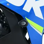 Tampons de protection R&amp;G RACING Aero noir (sans perçage) Suzuki GSX250R