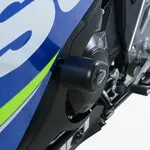 Tampons de protection R&amp;G RACING Aero noir (sans perçage) Suzuki GSX250R