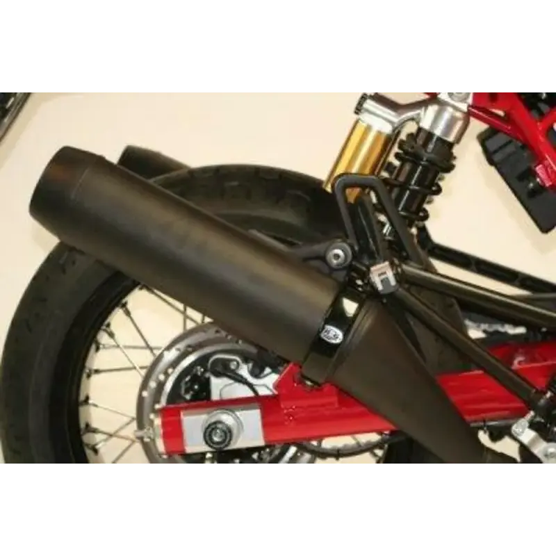 Protection de silencieux rond R&G RACING noir Ø100mm