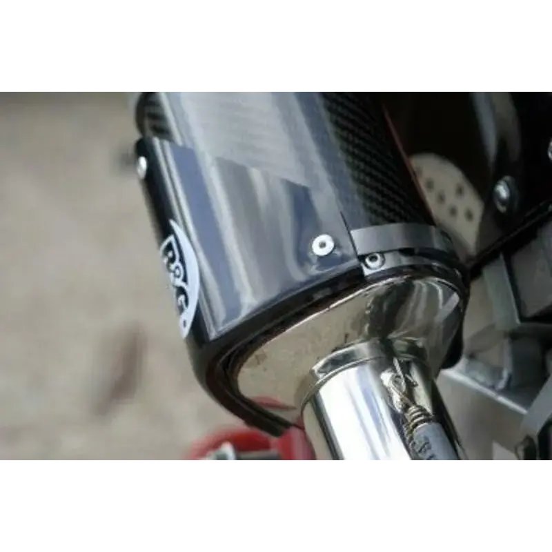 Protection de silencieux tri-oval droit R&G RACING noir Suzuki GSX-R1000