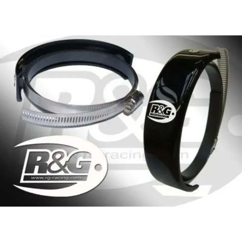 Protection de silencieux rond R&G RACING noir Ø140-165mm