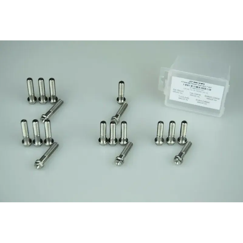 Kit vis train avant SCAR 18 vis titane Honda CR125R