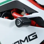 Tampons de protection R&amp;G RACING Aero noir (sans perçage) MV Agusta F4RC