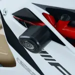 Tampons de protection R&amp;G RACING Aero noir (sans perçage) MV Agusta F4RC