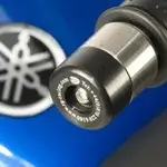 Embouts de guidon R&amp;G RACING noir Yamaha