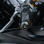 Embouts de guidon R&amp;G RACING noir SUZUKI, HONDA, YAMAHA