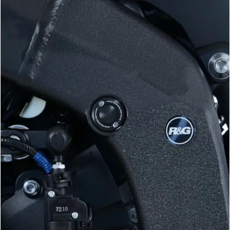 Insert de cadre droit R&G RACING noir Yamaha R6