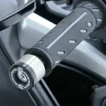 Embouts de guidon R&amp;G RACING noir Kawasaki Ninja 250