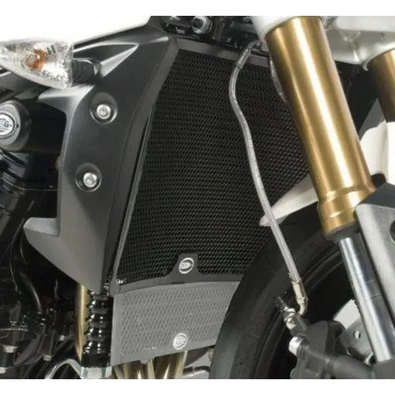 Protection de radiateur R&G RACING noir Triumph Speed 94/R / Speed Triple 1050/R
