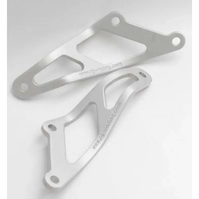 Patte de fixation de silencieux R&G RACING argent Honda CBR900RR
