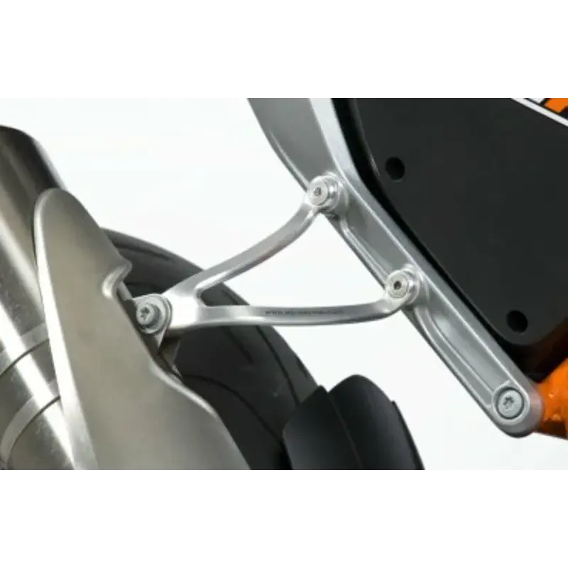 Patte de fixation de silencieux R&G RACING argent KTM 690 Duke/R