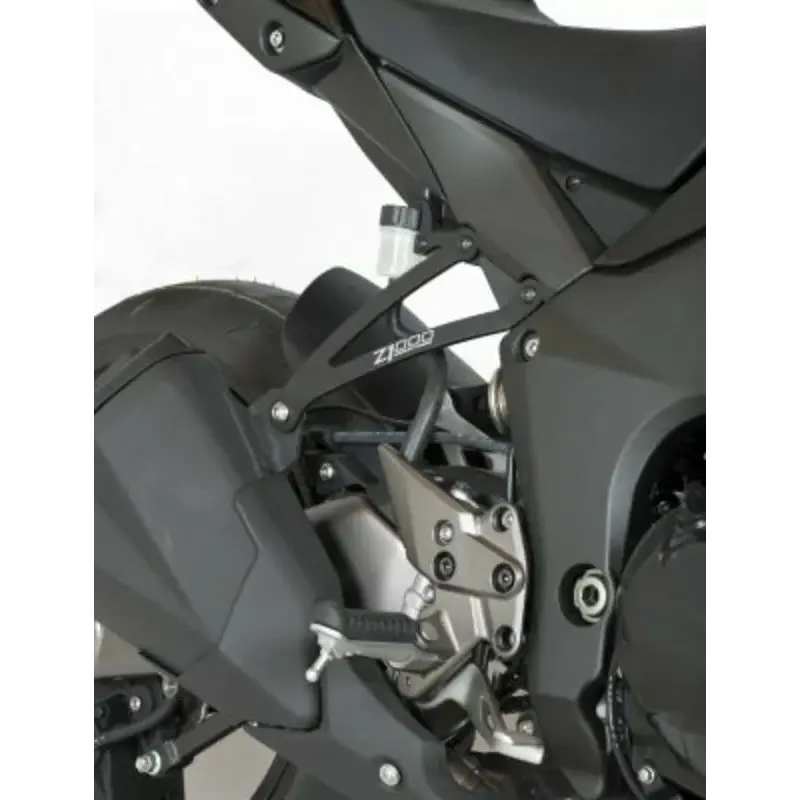 Patte de fixation de silencieux R&G RACING noir Kawasaki Z1000/SX