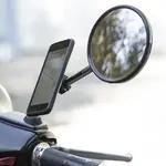 Pack complet SP-CONNECT Moto Bundle fixé sur rétroviseur Samsung S7