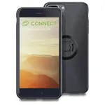 Pack complet SP-CONNECT Moto Bundle fixé sur rétroviseur iPhone 8+/7+/6S+/6+