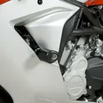 Tampons de protection R&amp;G RACING Aero noir MV Agusta