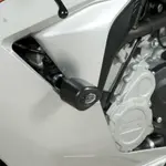 Tampons de protection R&amp;G RACING Aero noir MV Agusta