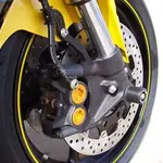 Protection de fourche R&amp;G RACING noir Yamaha YZF-R1/R6 / T-Max 530