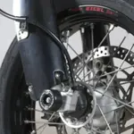 Protection de fourche R&amp;G RACING noir Suzuki DR-Z400SM