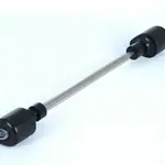 Tampons de protection R&amp;G RACING Aero noir Kawasaki 250SL