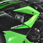 Tampons de protection R&amp;G RACING Aero noir Kawasaki Ninja 250SL