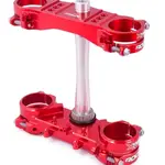 Té de fourche XTRIG Rocs Offset 22mm rouge Honda CRF
