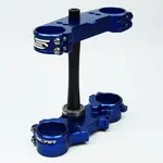 Té de fourche SCAR offset 25mm bleu Yamaha YZ125