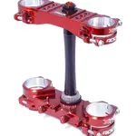Té de fourche XTRIG Rocs Supermotard Offset Ø14-16mm rouge Honda CRF250R/450R
