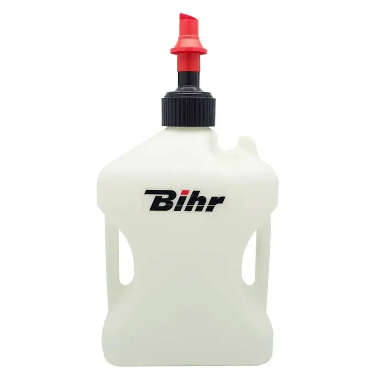 Bidon d'essence BIHR Home Track homologué TÜV blanc 10L