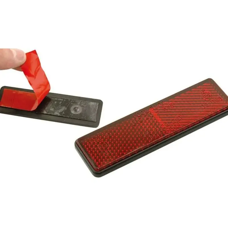 Catadioptre V PARTS rectangulaire 91x25mm rouge