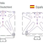 Catadioptre LIGHTECH support horizontale