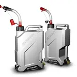 Bidon d&#039;essence RISK EZ3 10L PEHD argent