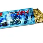 Chaîne de transmission D.I.D 520 ZVM-X or/or 98 maillons