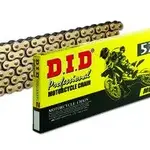 Chaîne de transmission D.I.D 520 DZ2 or/noir 120 maillons