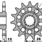 Pignon PBR 18 dents acier Racing pas 520 type 2199 BMW S1000RR