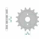 Pignon AFAM 14 dents acier type 20108 pas 428 HONDA CR 80 R