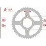 Couronne AFAM 53 dents acier pas 428 type 10205 Honda MTX125 RW